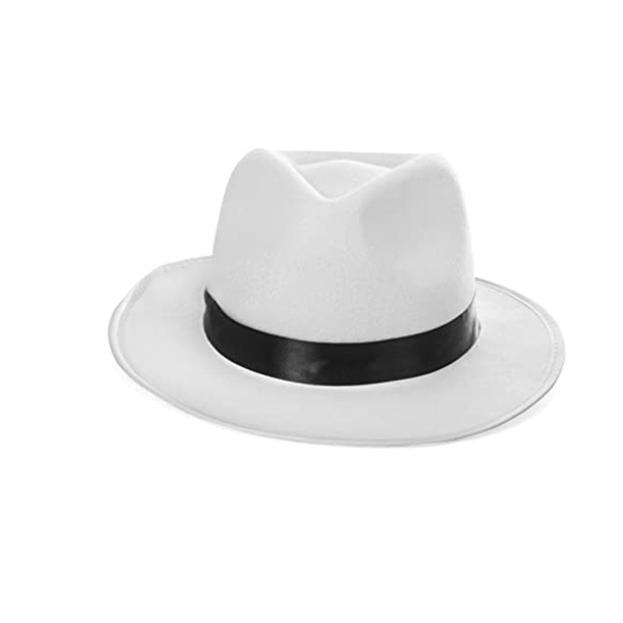 Fedora Brim Felt Church Hat Men Western Cowboy Hat Jazz Hat Summer