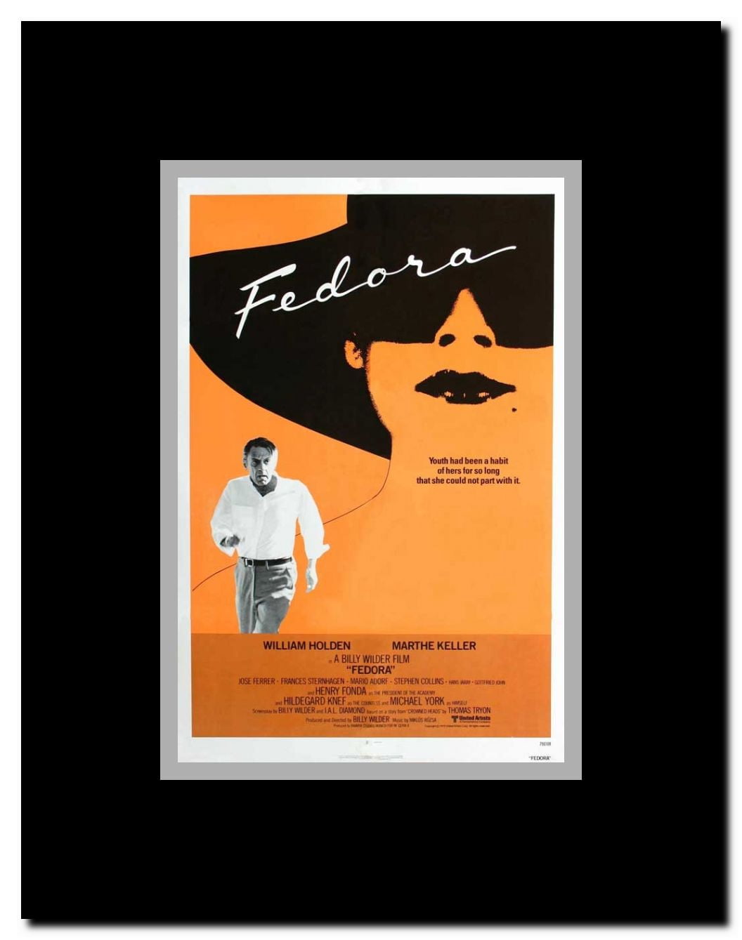 Fedora Framed Movie Poster