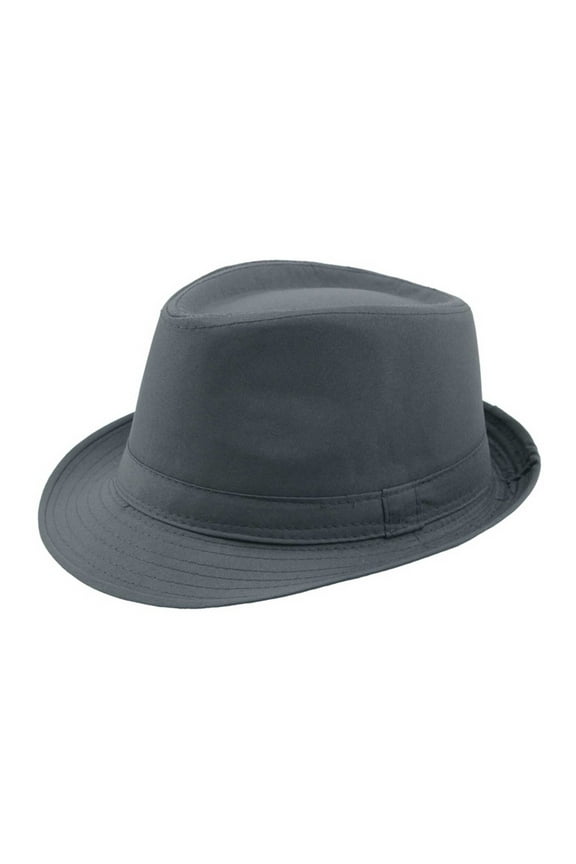 Fedora Hats for Men Classic Solid Color British Cap Gentlemen Vintage Sun Protection Tea Party Hat