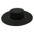 Fedora Hats for Women Cowboy Hat Candy Flat Top Hat for Tan Cowboy Hat