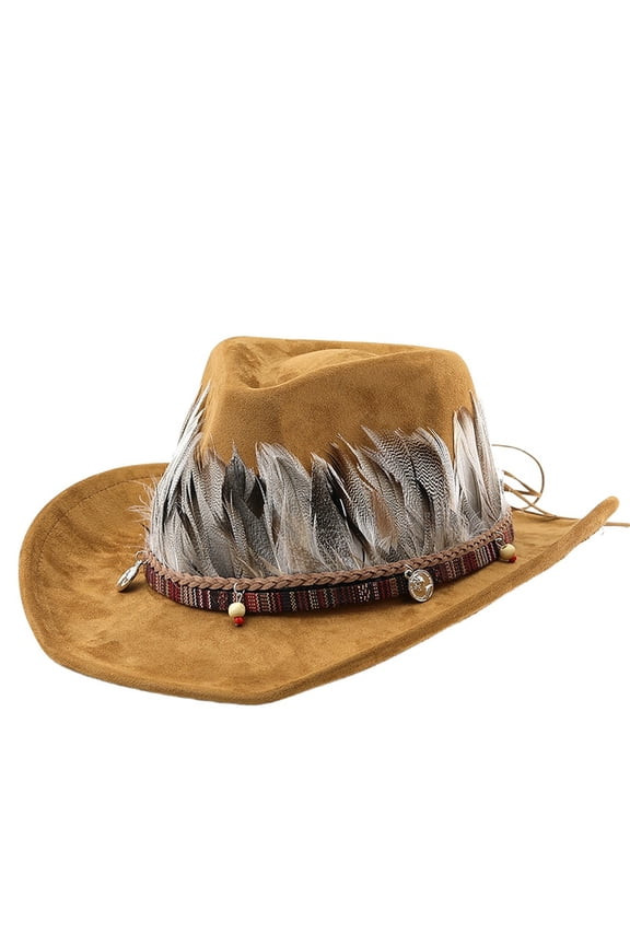 Fedora Hats for Women Men Wool Felt Wide Brim Panama Style with Band Adjustable Drawstring