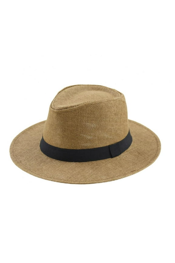 Fedora Straw Fashion Sun Hat UPF Packable Summer Panama