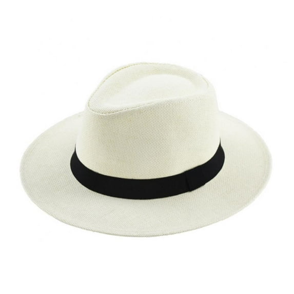 Fedora Straw Fashion Sun Hat UPF Packable Summer Panama