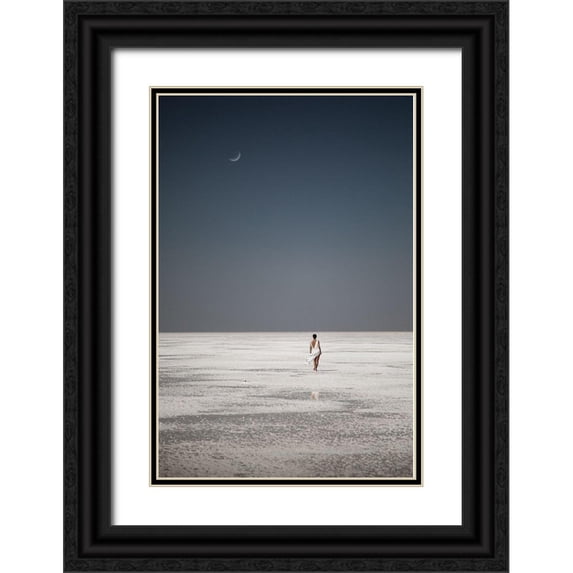 Fedotov, Vadim 17x24 Black Ornate Wood Framed with Double Matting Museum Art Print Titled - What Will Remain After You ...