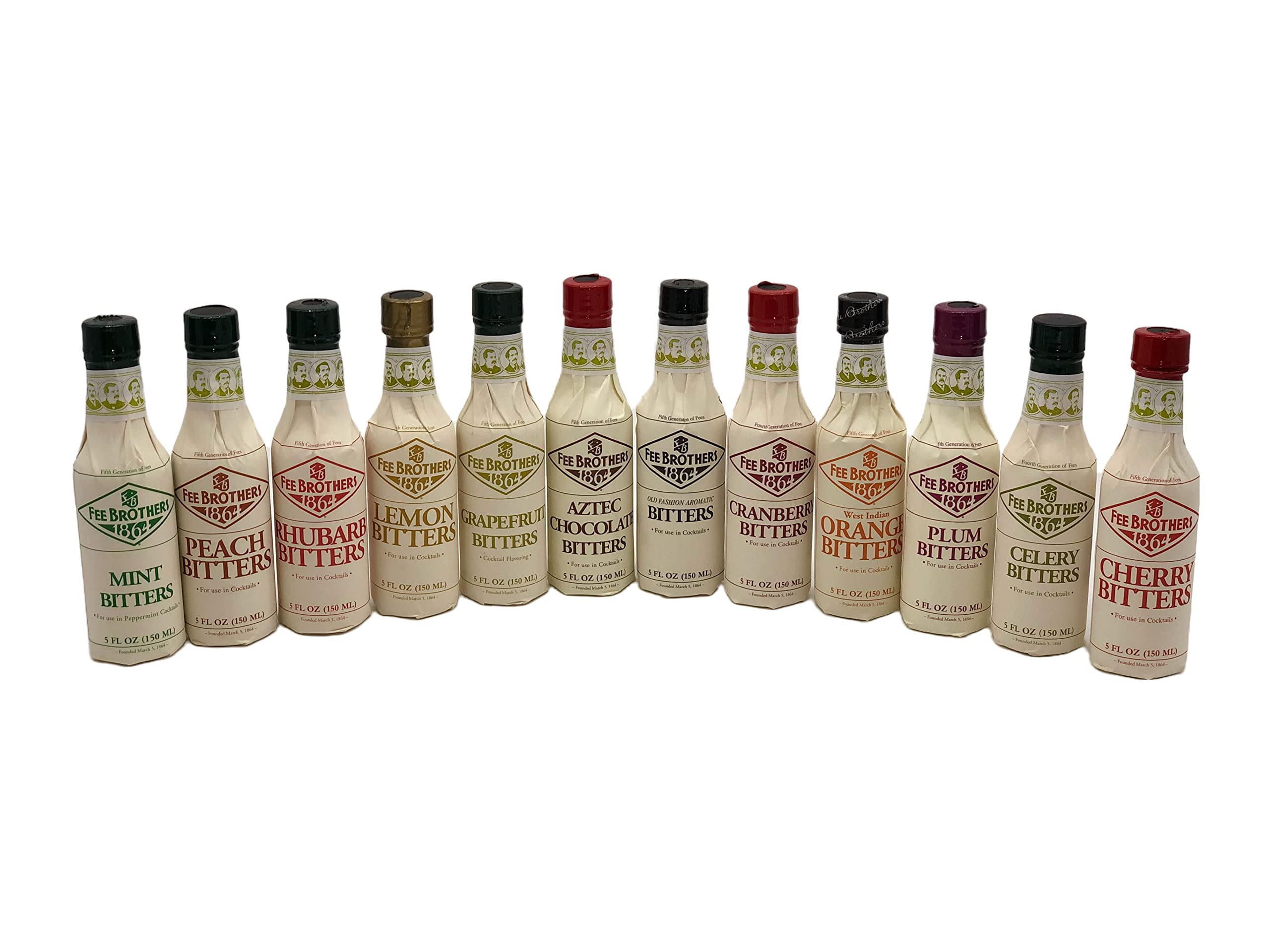 Fee Brothers Bar Cocktail Bitters Complete Set 12 Bottles