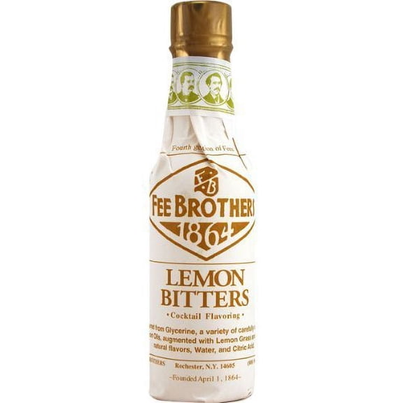 Fee Brothers Lemon Cocktail Bitters 2 Pack 5 fl oz