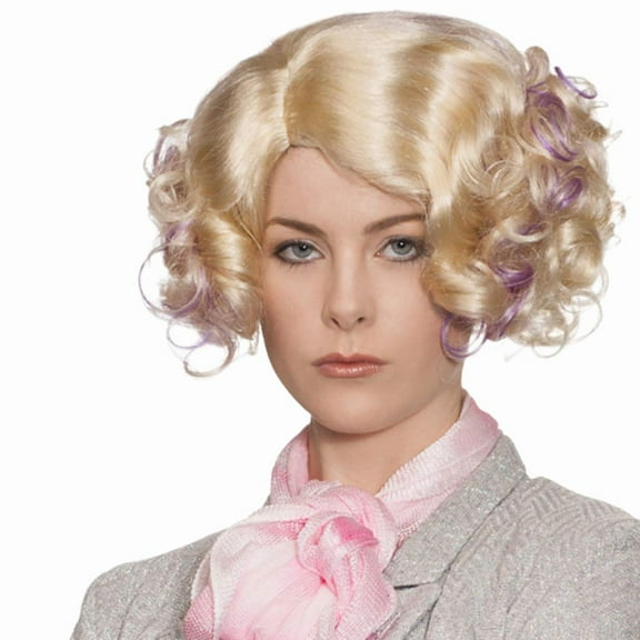 Fee Trinkket Hunger Color Blonde Lavender Enigma Wigs Women's Banks Games Futuristic Villain Short Curls Bundle Costume Wig Care Guide