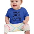 thumbnail image 1 of Feed Me And Tell Me I'm Pretty. T-Shirt Infant -Smartprints Designs,  6 Months, 1 of 4