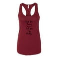 thumbnail image 1 of Feed Me Tacos I'm Pretty Ladies Racerback Tank Top-Cardinal-small, 1 of 4