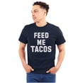 thumbnail image 1 of Feed Me Tacos Tuesday Mexican Food Plus Size Crewneck Graphic Tee Shirt Brisco Brands 3X, 1 of 4