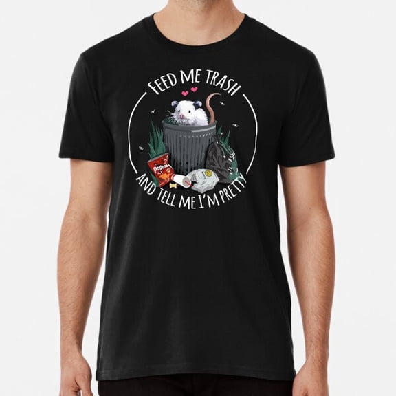 Feed Me Trash Possum Opossum Cute Funny TrasT-Shirt S-5XL Best T-Shirt