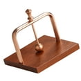 thumbnail image 1 of Feed Metal Arm Wooden Napkin Holder For Cafe Restaurant Home Kitchens Compact Vertical Design Base, 1 of 9