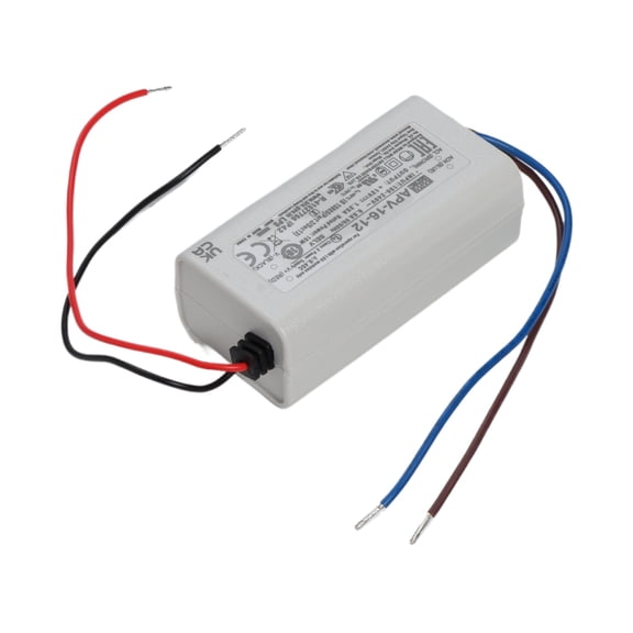 Feedannce 12V 1.25A 15W Industrial Switching Power Supply - LED Driver MEAN WELL APV-16-12