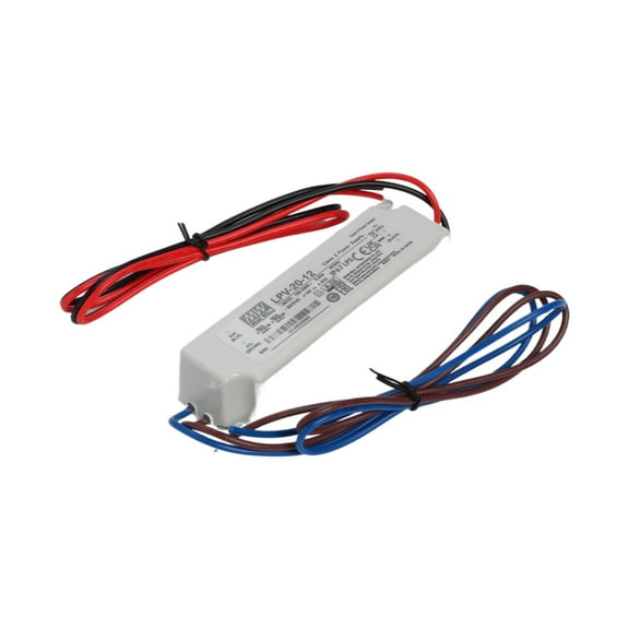 Feedannce 12V 1.67A IP67 Waterproof, LED Driver for Outdoor Lighting MEAN WELL LPV-20-12