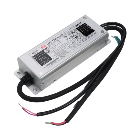 Feedannce 150W 1400mA LED Driver, IP67, 60-107V, 3-in-1, for Lighting, MEAN WELL XLG-150-M-AB