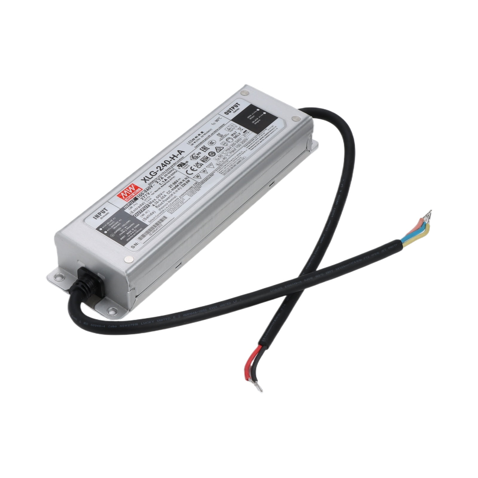 Feedannce 240W 4.9A LED Driver IP67 Waterproof for Outdoor Lighting ...