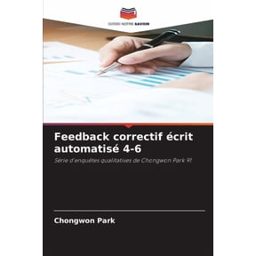 Feedback correctif crit automatis 4-6, (Paperback)