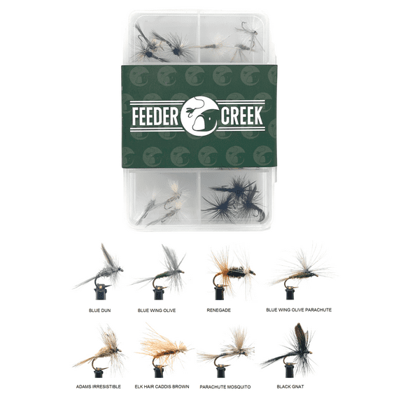 Feeder Creek Dry Flies, Size 14, 24-Count