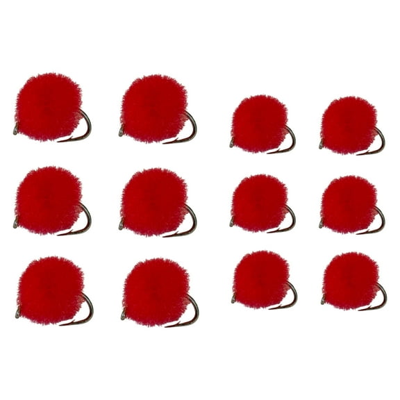 Feeder Creek Red Trout Eggs, Sizes 14 and 16, 12 Count