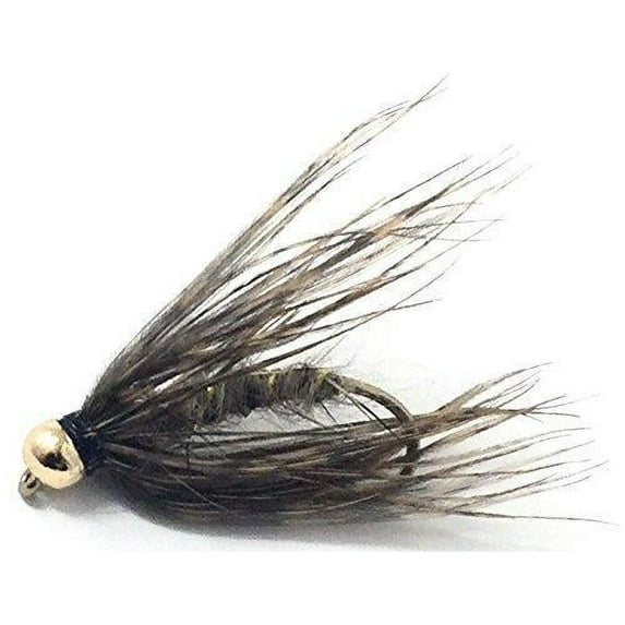 Feeder Creek Soft Hackle Bead Head Nymph - 3 Sizes 12,14,16 (4 of Each Size)