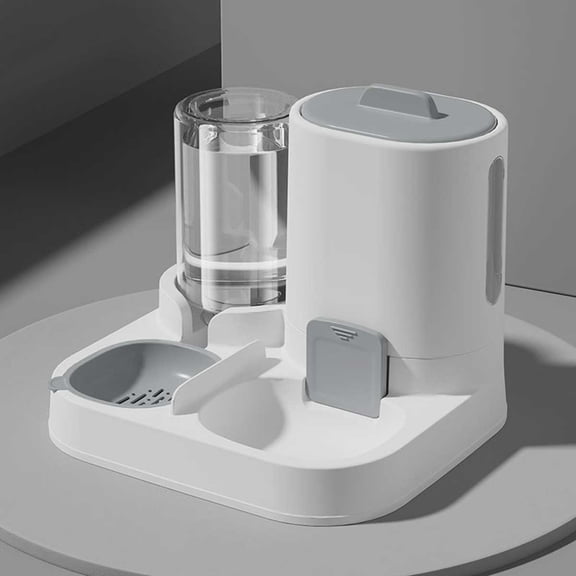 Feeder - Dual-purpose Drinking and Feeding Unit - Convenient, Simple, Large Capacity -Suitable for Small and Medium Dogs and cat