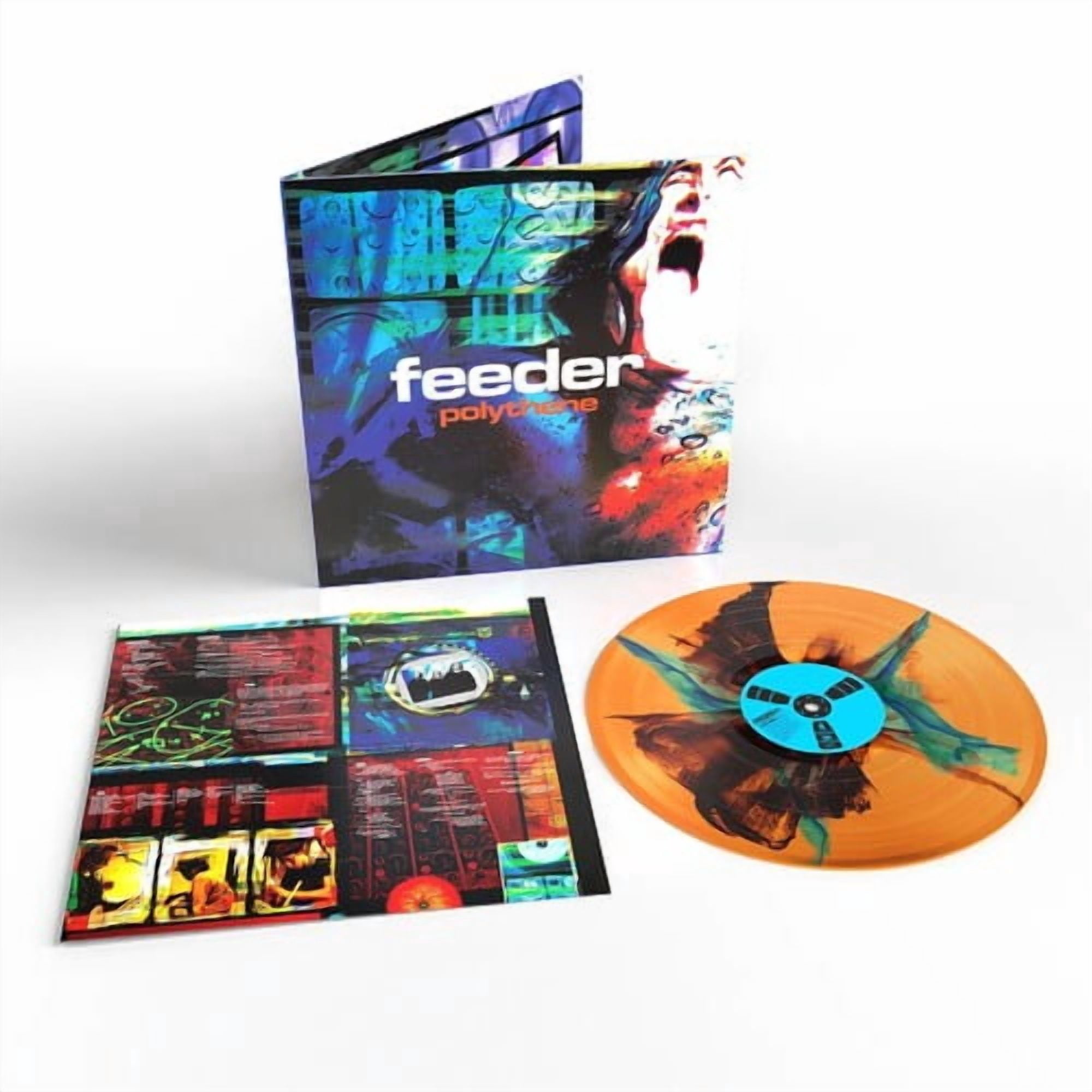 Feeder - Polythene [Transparent Orange/Black/Blue LP] - Music & Performance - Vinyl