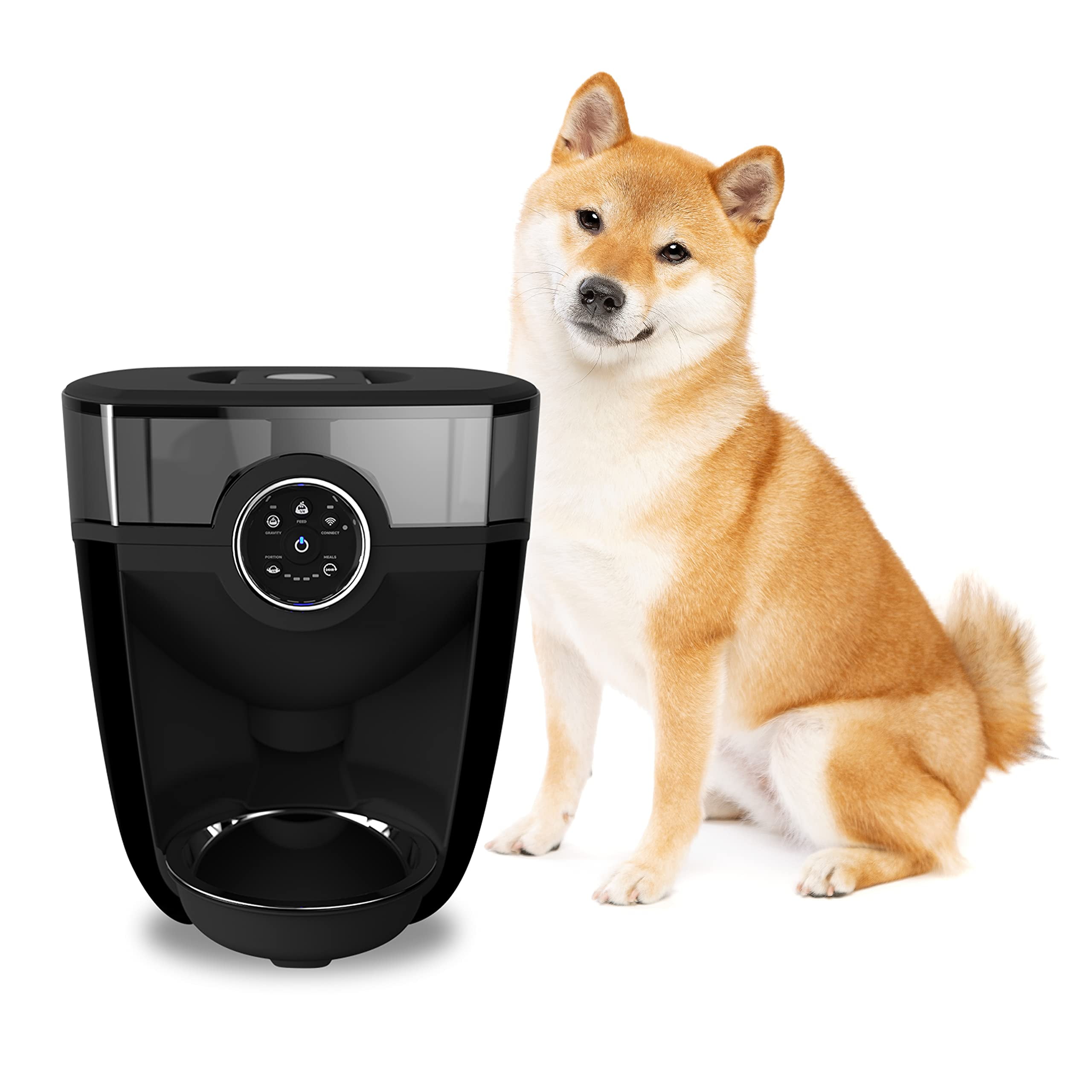 Feeder-Robot by Whisker, Black with Smoke-Grey Hopper; Smart, Automatic