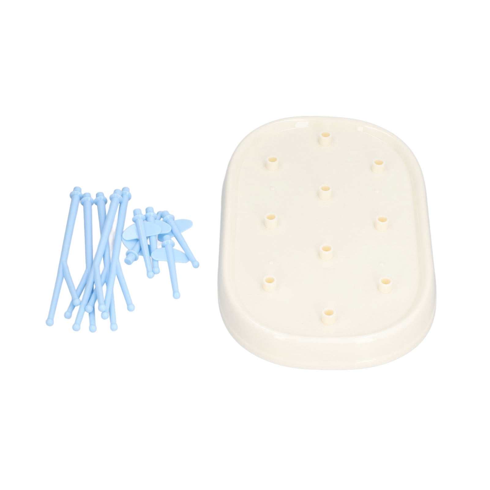 Feeding Bottle Drying Rack Collapsible Portable Baby Feeding Bottle Drying Draining RackBlue