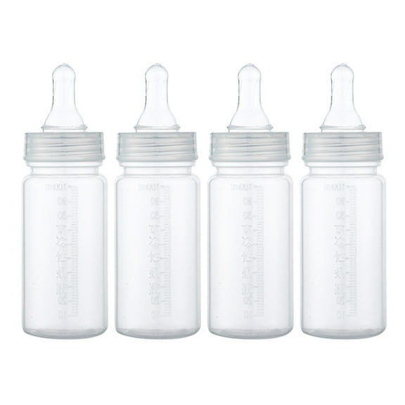 4 Pcs Toddler Milk Bottle Breastfeeding Bottles Toddlers Baby Newborn Trainer Drinking Cup