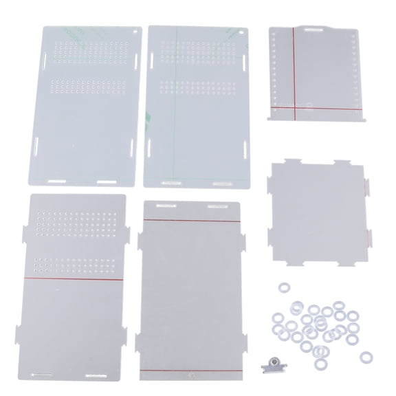 Feeding Box 12x12x20cm Acrylic Transparent Breeding for Case for Spider Lizard Centipede Horned for Frog Snake