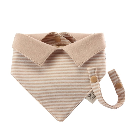 Feeding Drool Bib Cotton Saliva Towel with Button Soft Triangle Handkerchief Towel Baby Accessory