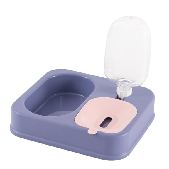 Feeding and Watering Supplies Food and Water Feeder for Cats and Small Dogs Violet
