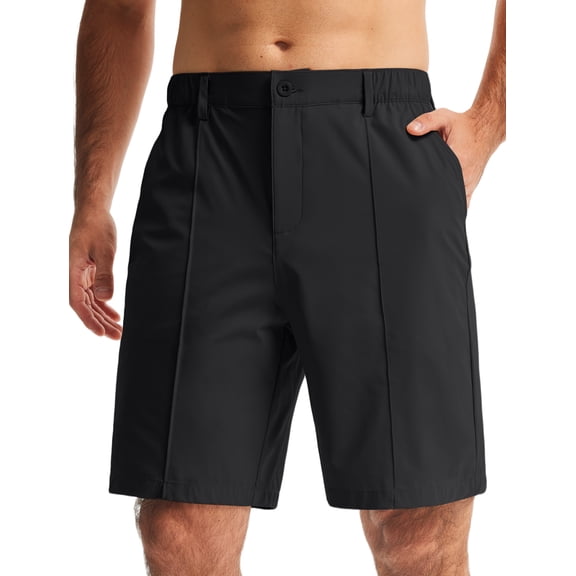 Feekit Men’s Golf Shorts 9” Classic Fit Quick Dry Stretch Casual Shorts Lightweight Summer Dress Shorts UPF 50  Travel Outdoor Shorts