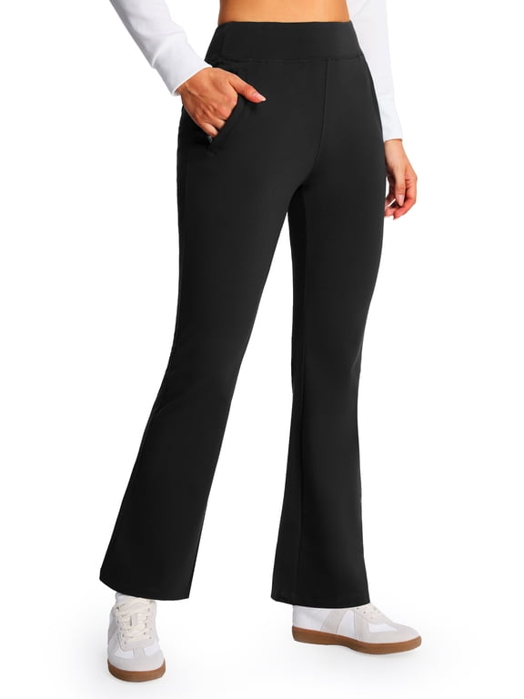 Women's Fleece Lined Winter Leggings High Waisted Soft Stretch Yoga Pants Warm Thermal Pants