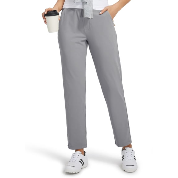 Feekit Women's Stretch Golf Pants High Waist Ankle Dress Pants Casual Business Travel Work Pants with 4 Pockets