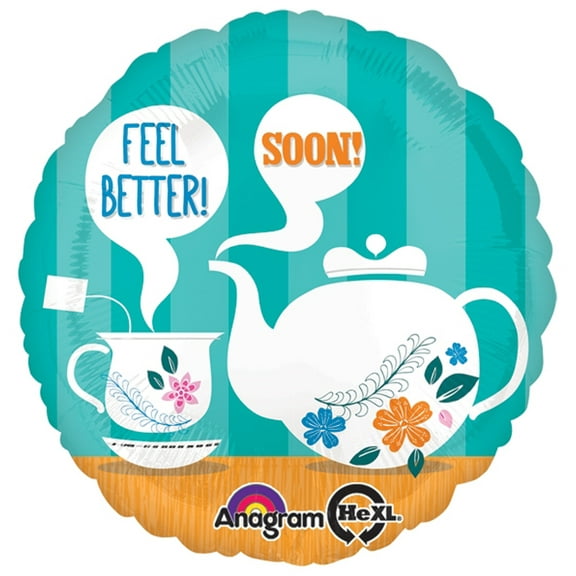 Feel Better Soon Balloon Get Well Best Wishes Balloon Mylar 18 Inch