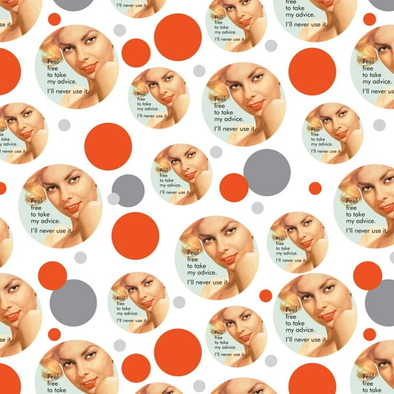 Feel Free to Take My Advice I'll Never Use it Funny Humor Premium Gift Wrap Wrapping Paper Roll
