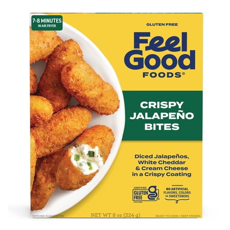 Feel Good Foods Gluten Free Crispy Jalapeño Bites - 8 Ounce