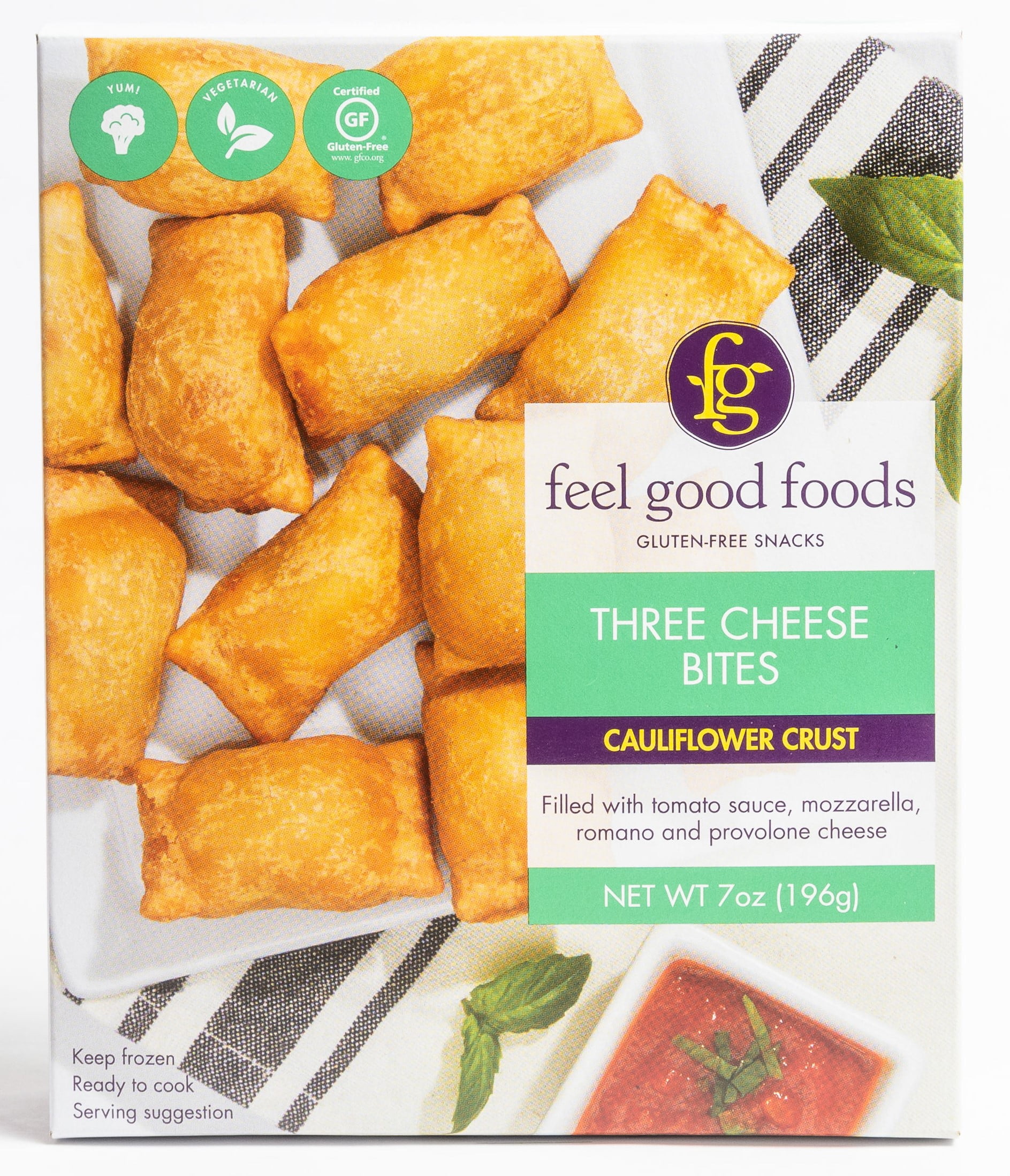 Feel Good Foods Gluten-Free Three Cheese Appetizer, 7oz