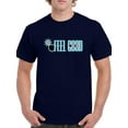 thumbnail image 1 of Feel Good Hipster Retro Style T-Shirt Men -Image by Shutterstock, Male Medium, 1 of 4