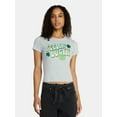thumbnail image 1 of St. Patrick's Day Women's Feel Lucky Graphic Tee with Short Sleeves, Sizes XXS-XXL, 1 of 5