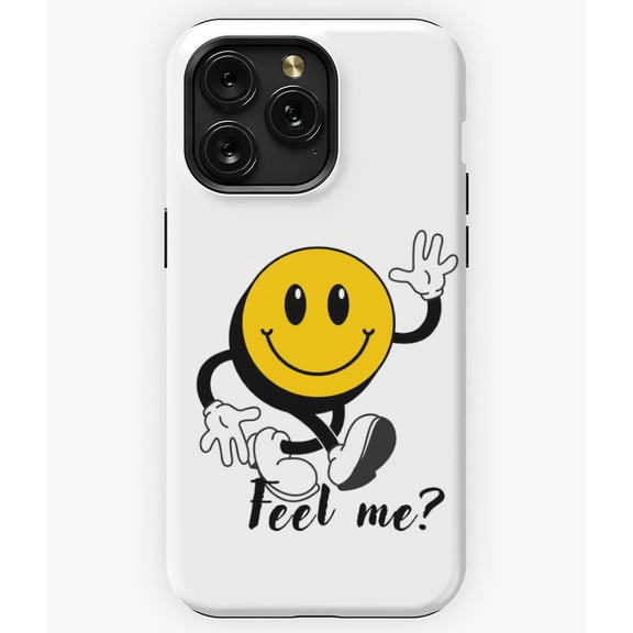 Feel Me Smiley Classic Emoji Design G3764 Phone Case for iPhone17 16 15 14 13 12 11 Pro Max