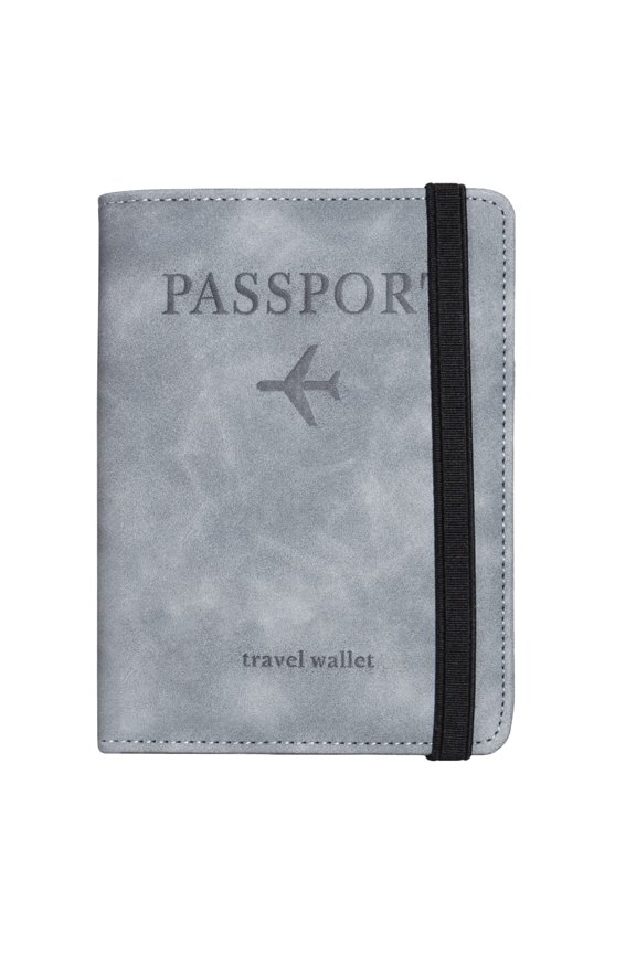 Feel Passport Case With Multi-card Slot RFID Anti-scanning Card