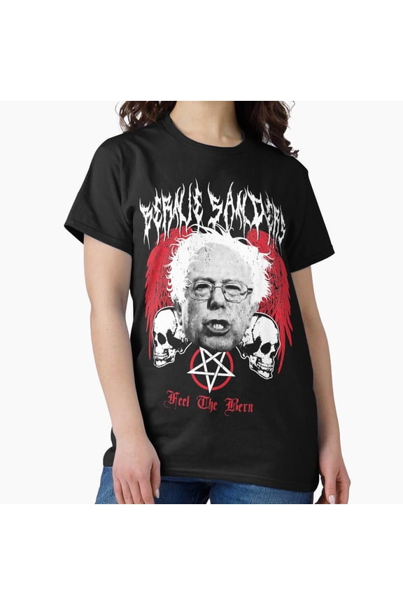 Feel The Bern Heavy Metal Bernie Sanders K20032 Unisex T-Shirt – Extended Sizes Up to 5XL