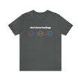 thumbnail image 1 of Feel Those Feelings Shirt| Unisex| Mental Health Awareness| Express Your Emotions| Emojis| Rainbow Colors| Self-Love Gifts, 1 of 8