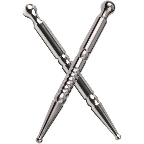 ABCISI Sport Deep Tissue Massage Tool-Stainless Steel Acupuncture Pen-Trigger Point Massage Relief Pain Therapy Tools Full Body Relaxing Trigger Self-Massage Acupressure Bar (B)