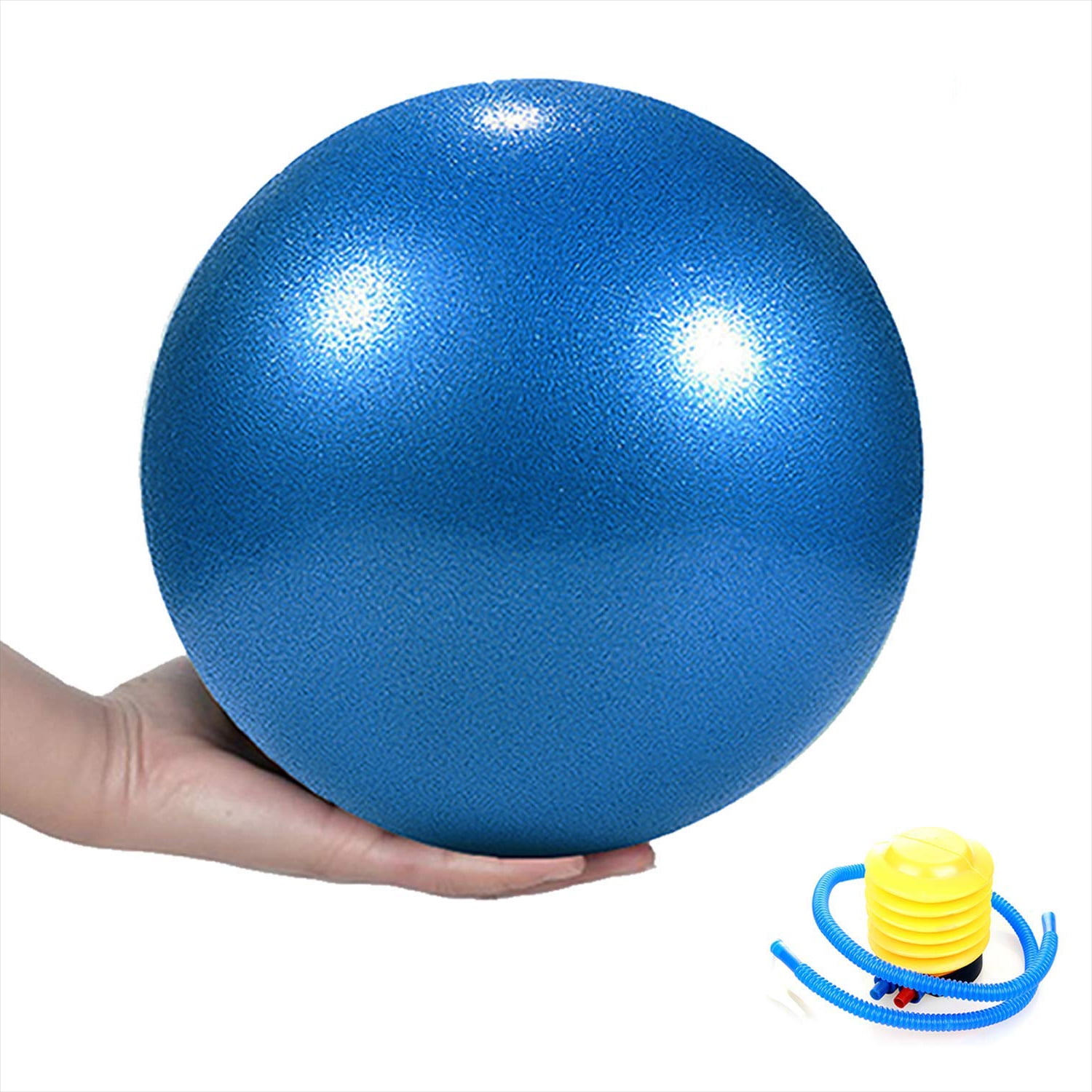 Original-Power Pilates Ball, Small Exercise Ball with Inflatable Pipette  for Stability, Barre, Pilates, Yoga, Core Training and Physical Therapy.  Bender Balls : : Sports & Outdoors