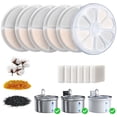 thumbnail image 1 of FeelNeedy FN-W08L Battery Operated Cat Water Fountain Replacement Filters, 6 Pack, 1 of 3