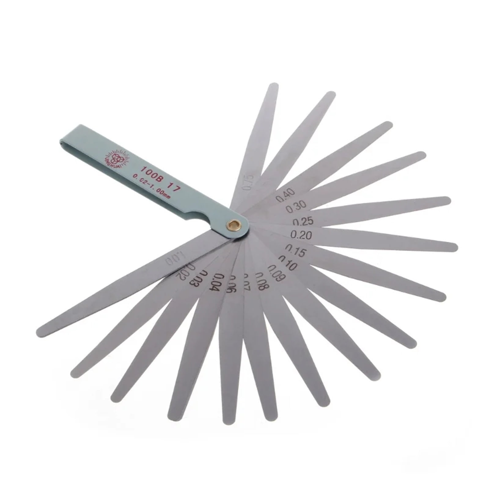 Feeler Gauge Metric Size 0.02-1mm Thickness Gauge Set Valves Foliage of Valves Gap For Measurement Probe Gap ,Corrosion-Resistant