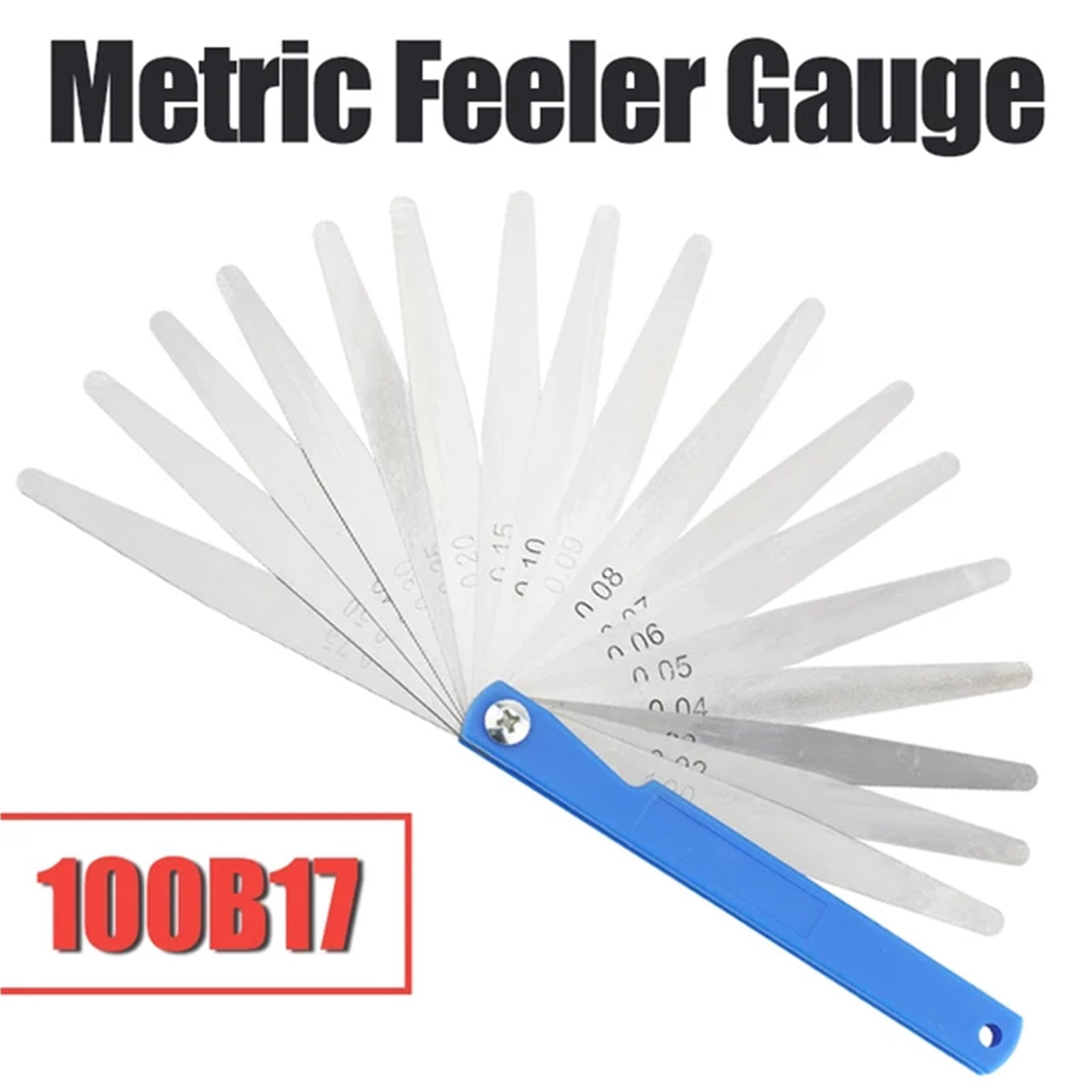 Feeler Gauge Metric Thickness Gauge Set For Measurement Sheet Gauge Blades Valves Foliage Of Valves Gap Tools ,Easy Identification